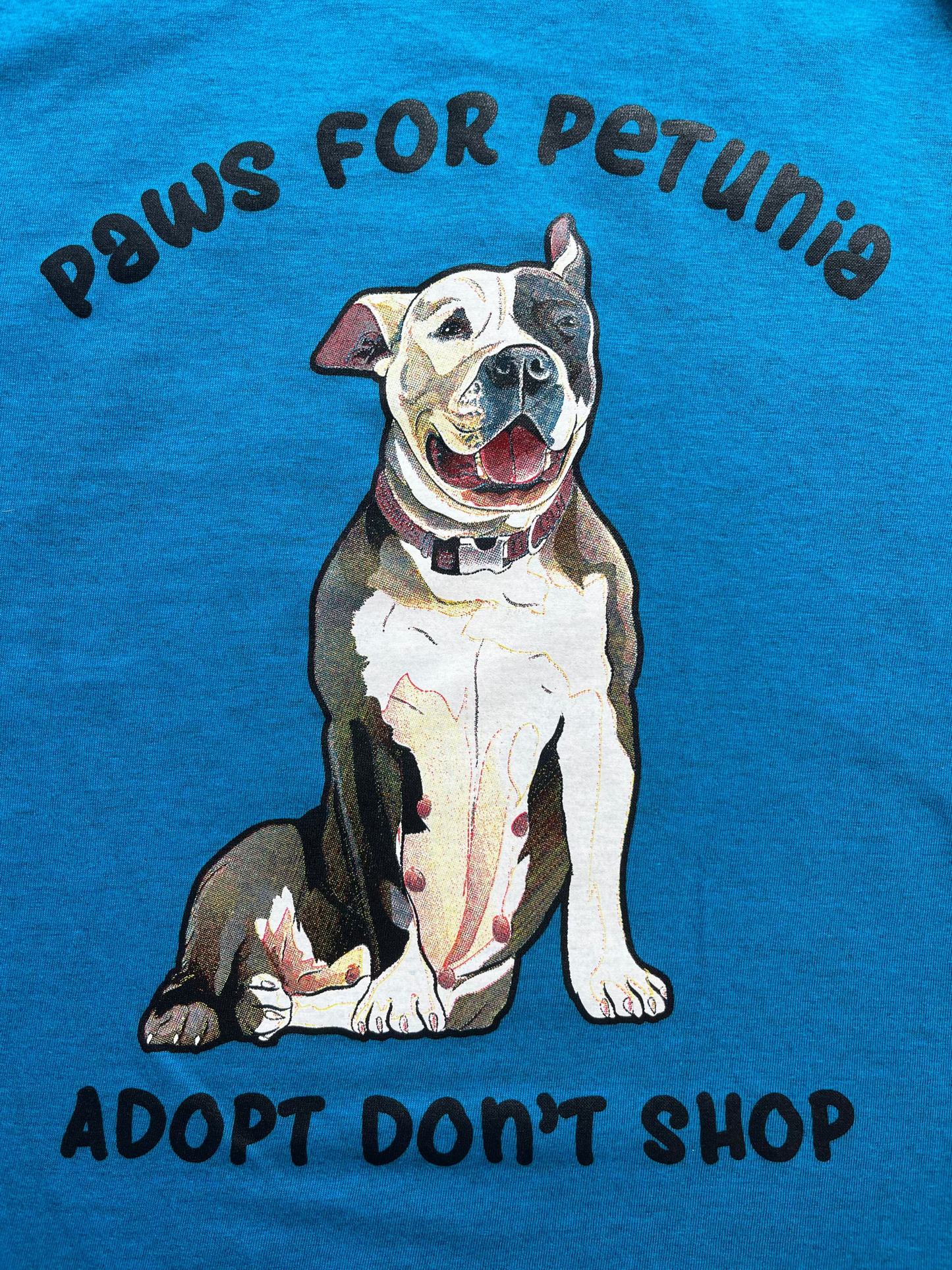 Paws for Petunia Adopt Don't Shop T-Shirt